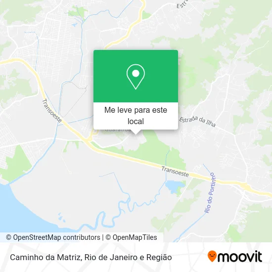 Caminho da Matriz mapa