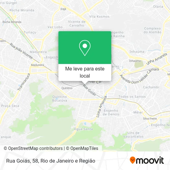 Rua Goiás, 58 mapa