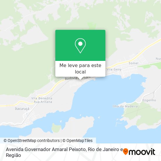 Avenida Governador Amaral Peixoto mapa
