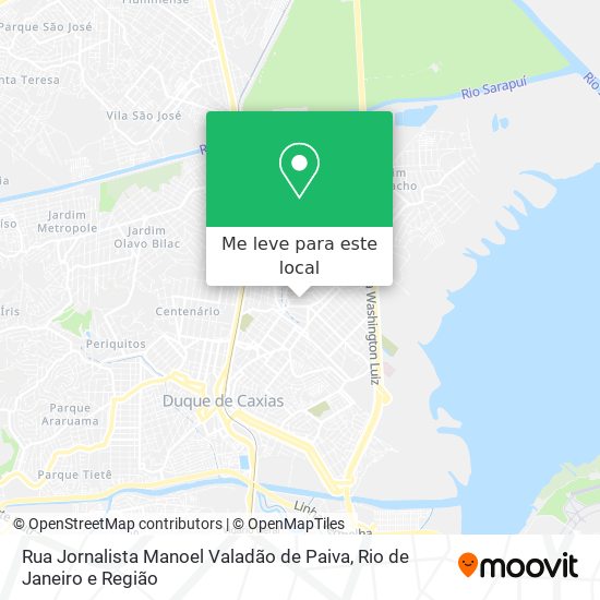 Rua Jornalista Manoel Valadão de Paiva mapa