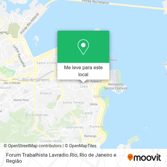 Forum Trabalhista Lavradio.Rio mapa