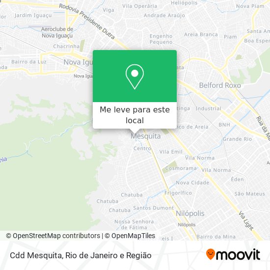 Cdd Mesquita mapa