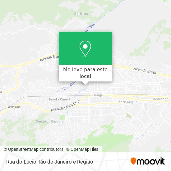 Rua do Lúcio mapa
