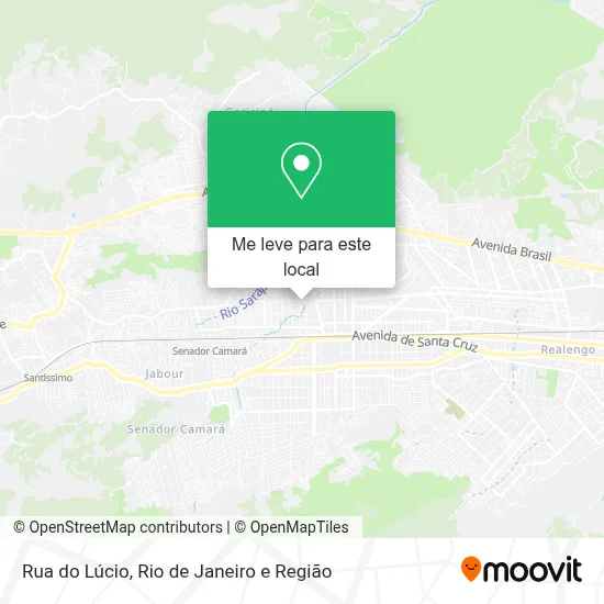 Rua do Lúcio mapa