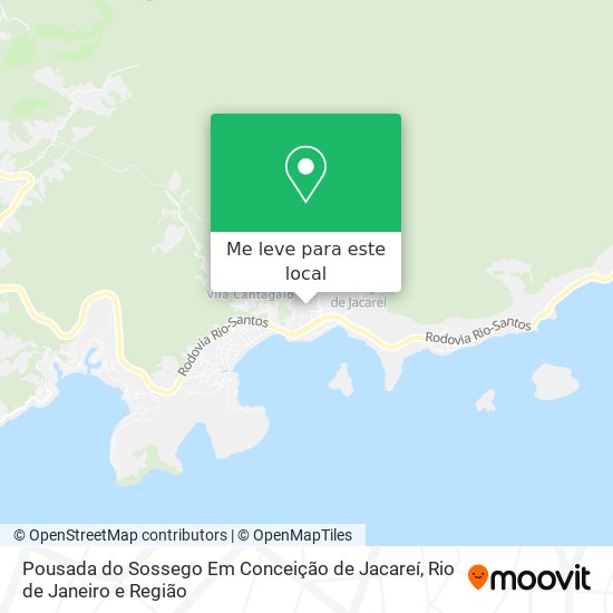 Pousada do Sossego Em Conceição de Jacareí mapa
