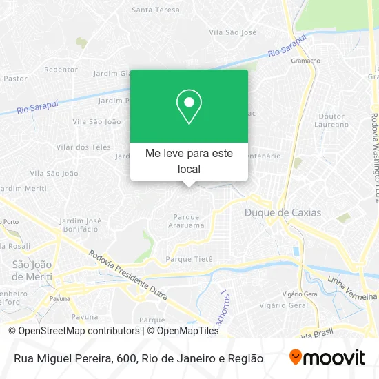 Rua Miguel Pereira, 600 mapa