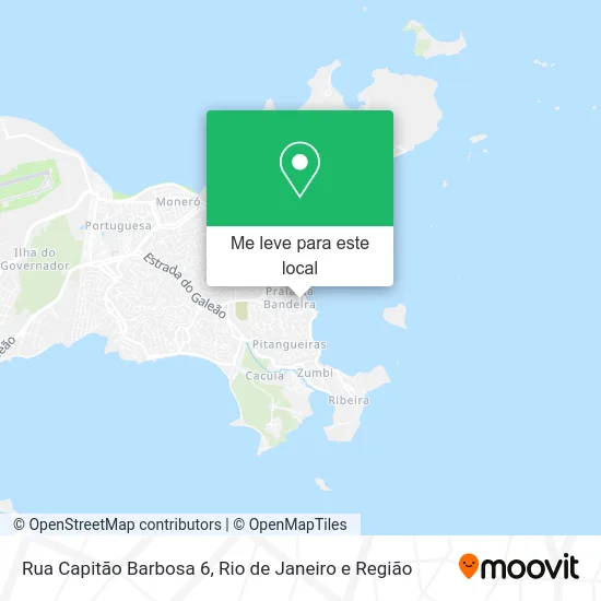 Rua Capitão Barbosa 6 mapa
