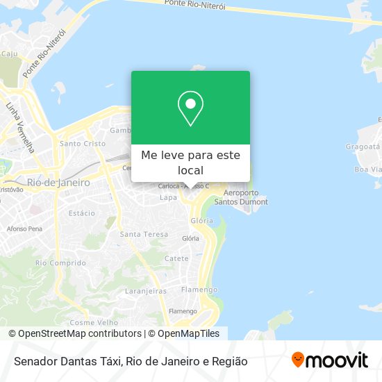 Senador Dantas Táxi mapa