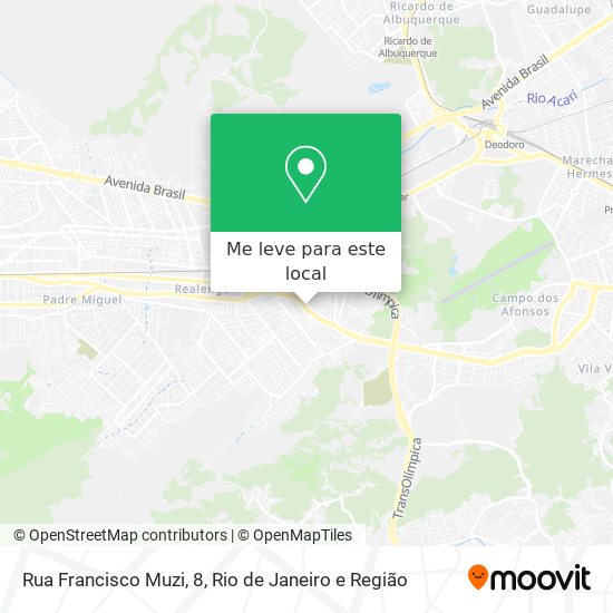 Rua Francisco Muzi, 8 mapa