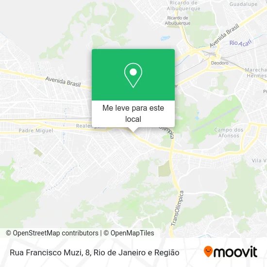 Rua Francisco Muzi, 8 mapa