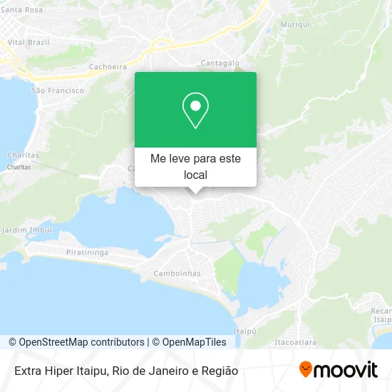 Extra Hiper Itaipu mapa