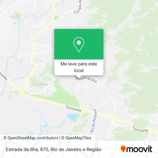 Estrada da Ilha, 870 mapa
