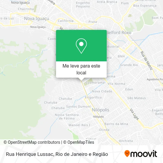 Rua Henrique Lussac mapa