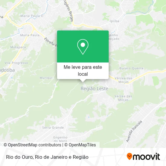 Rio do Ouro mapa