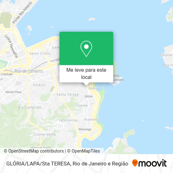 GLÓRIA/LAPA/Sta TERESA mapa
