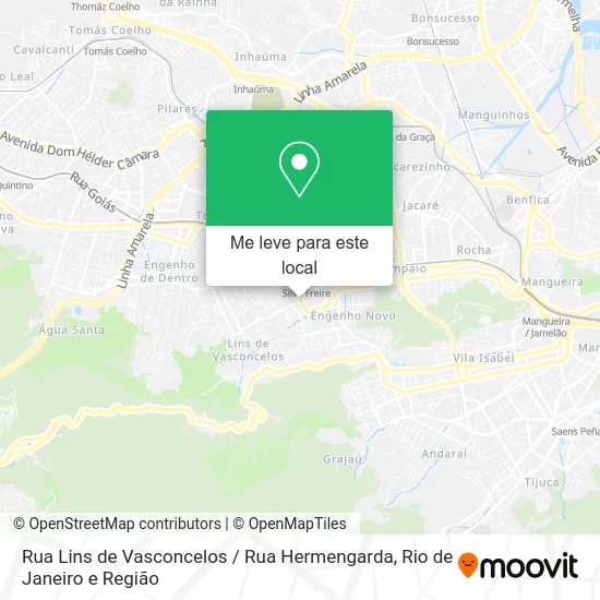 Rua Lins de Vasconcelos / Rua Hermengarda mapa