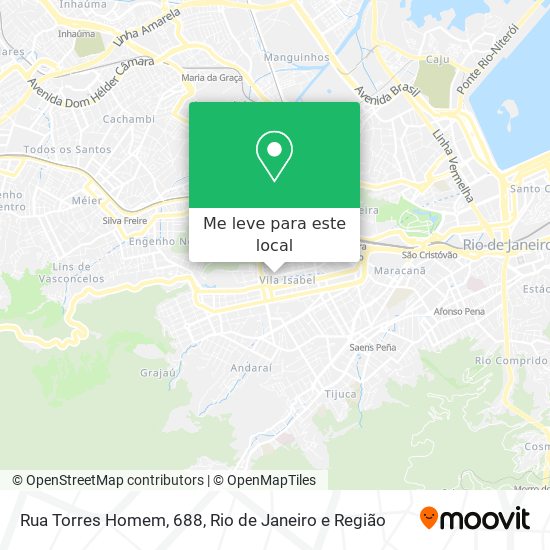 Rua Torres Homem, 688 mapa