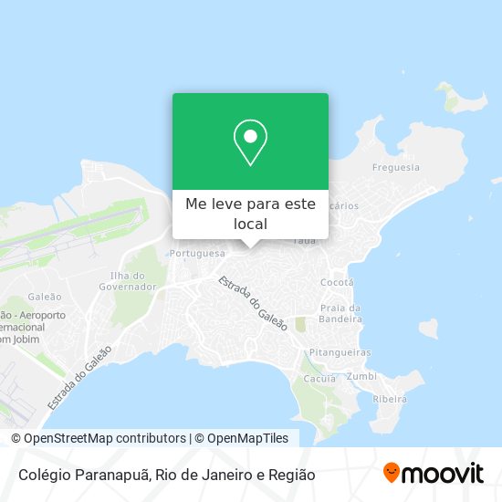 Colégio Paranapuã mapa