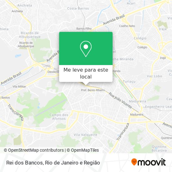 Rei dos Bancos mapa