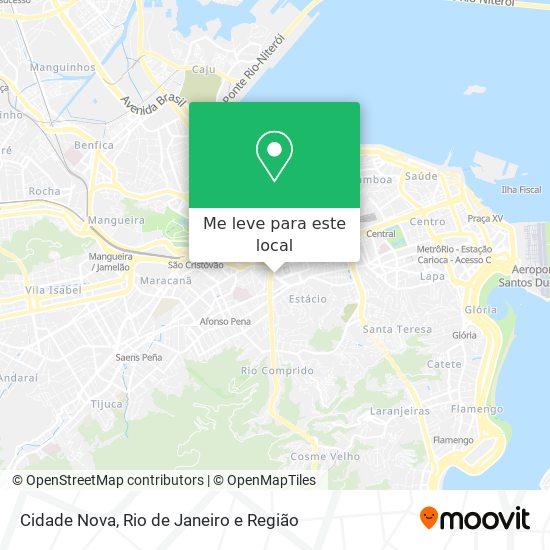 Cidade Nova mapa