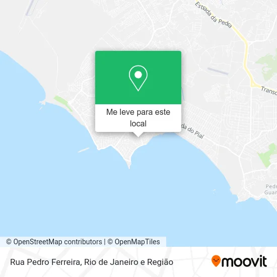 Rua Pedro Ferreira mapa