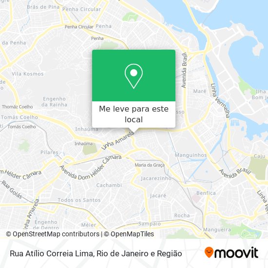 Rua Atílio Correia Lima mapa