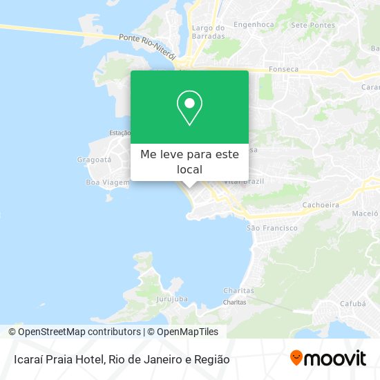 Icaraí Praia Hotel mapa