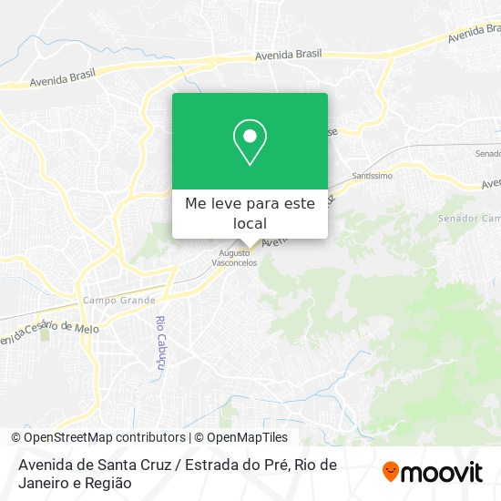 Avenida de Santa Cruz / Estrada do Pré mapa