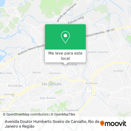 Avenida Doutor Humberto Soeiro de Carvalho mapa