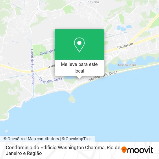 Condominio do Edificio Washington Chamma mapa