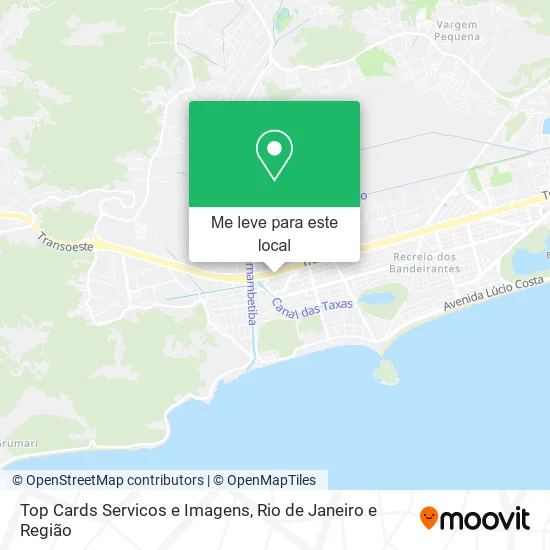 Top Cards Servicos e Imagens mapa