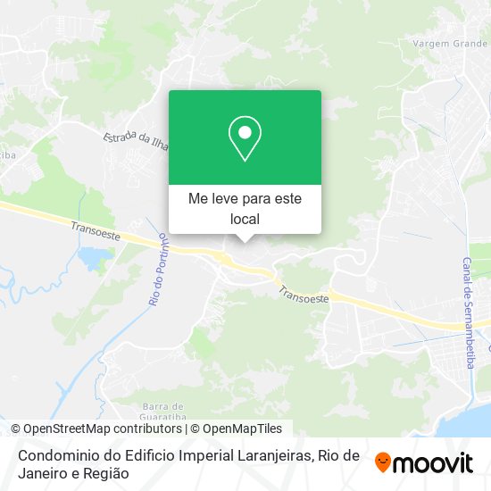 Condominio do Edificio Imperial Laranjeiras mapa
