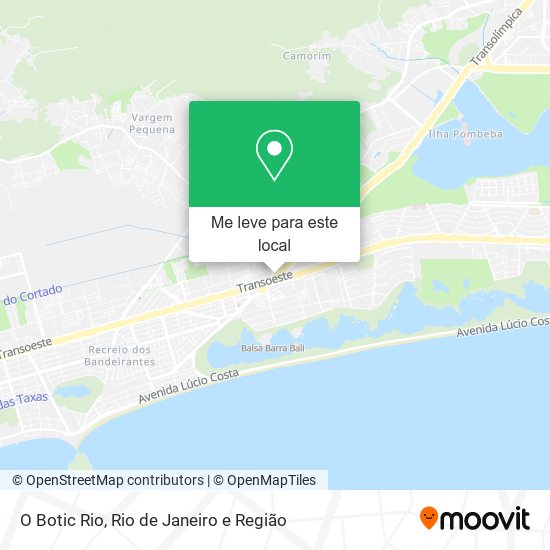 O Botic Rio mapa