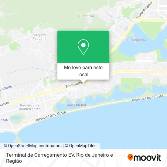 Terminal de Carregamento EV mapa