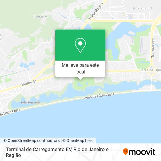 Terminal de Carregamento EV mapa