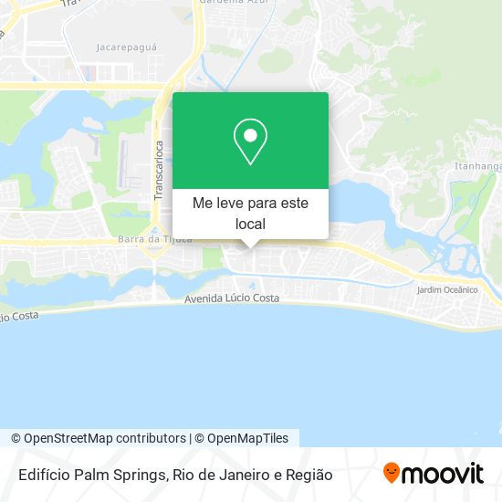 Edifício Palm Springs mapa