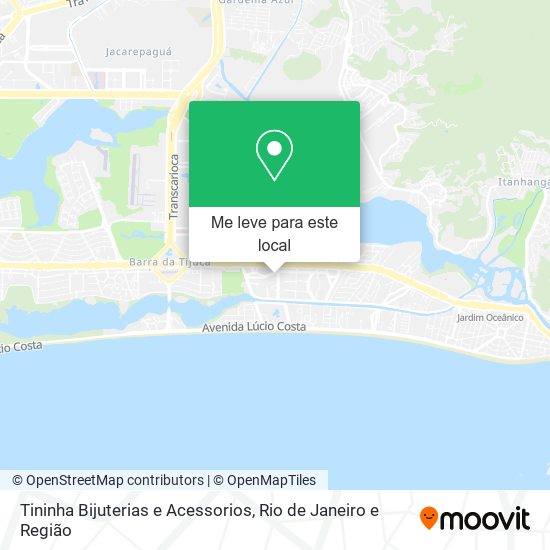 Tininha Bijuterias e Acessorios mapa