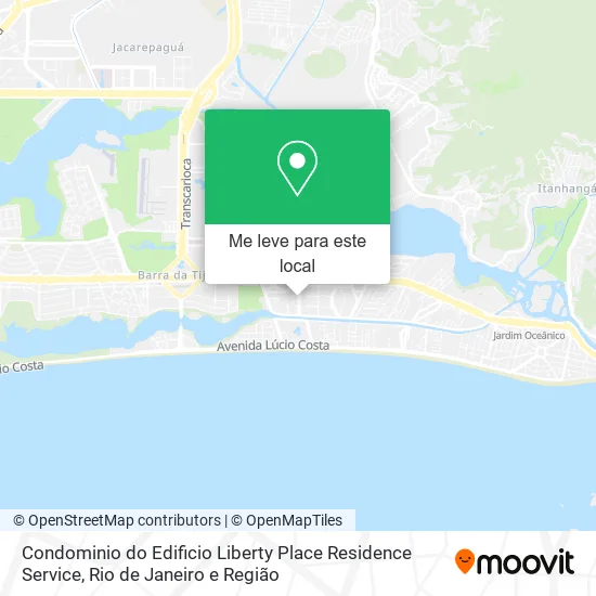 Condominio do Edificio Liberty Place Residence Service mapa