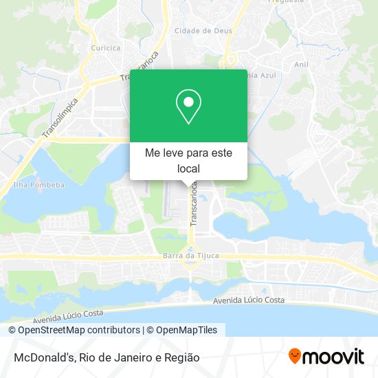 McDonald's mapa