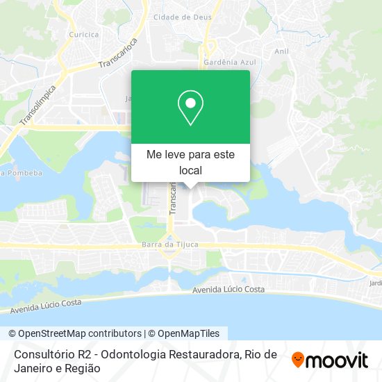 Consultório R2 - Odontologia Restauradora mapa