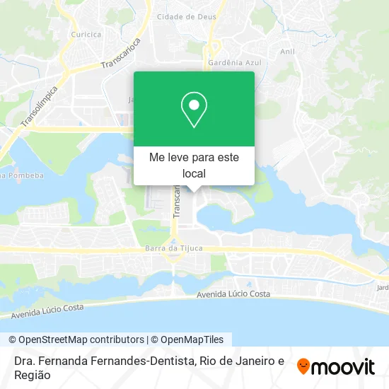 Dra. Fernanda Fernandes-Dentista mapa