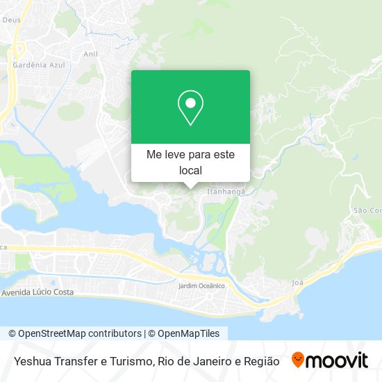 Yeshua Transfer e Turismo mapa