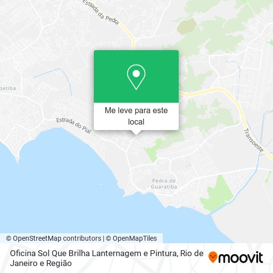 Oficina Sol Que Brilha Lanternagem e Pintura mapa