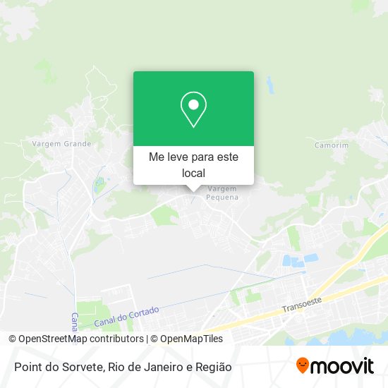 Point do Sorvete mapa