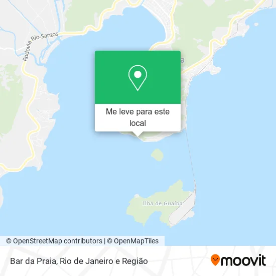 Bar da Praia mapa