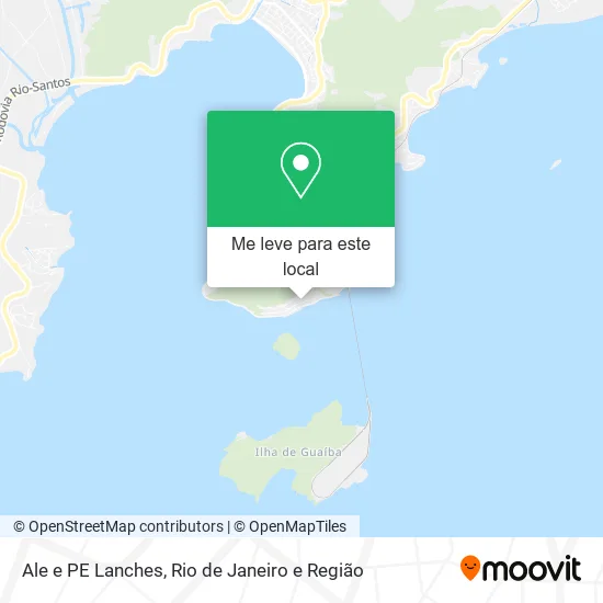 Ale e PE Lanches mapa