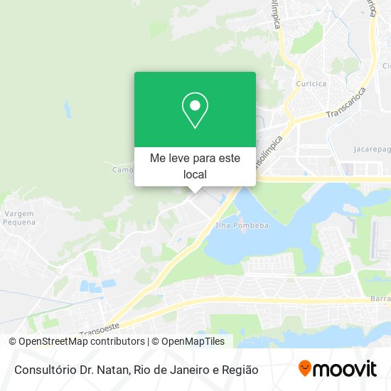 Consultório Dr. Natan mapa