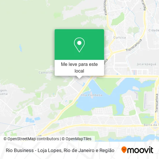 Rio Business - Loja Lopes mapa