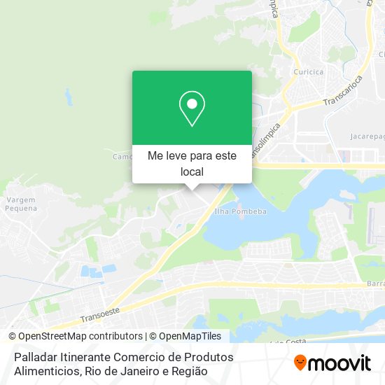 Palladar Itinerante Comercio de Produtos Alimenticios mapa