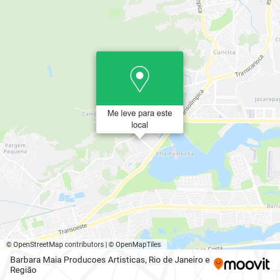 Barbara Maia Producoes Artisticas mapa